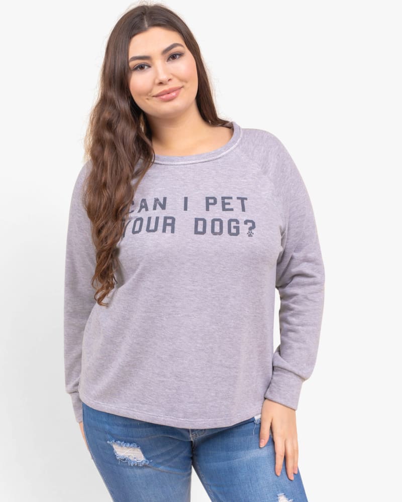 Front of plus size Marley Long-Sleeve Graphic Sweatshirt by Gilli | Dia&Co | dia_product_style_image_id:130686